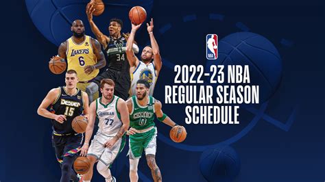 nba regular season schedule 2022